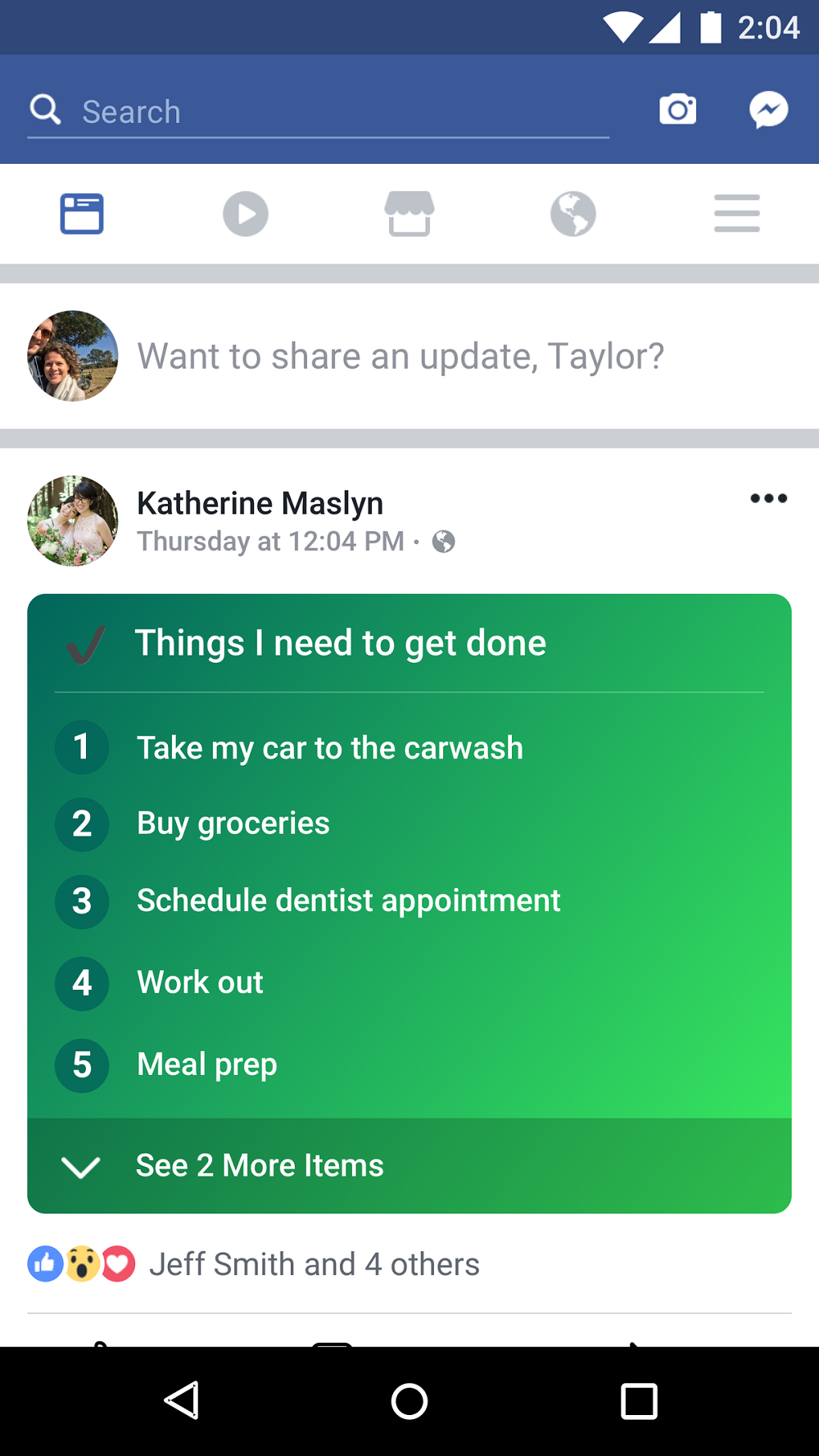 Facebook We can be more creative than this, right?